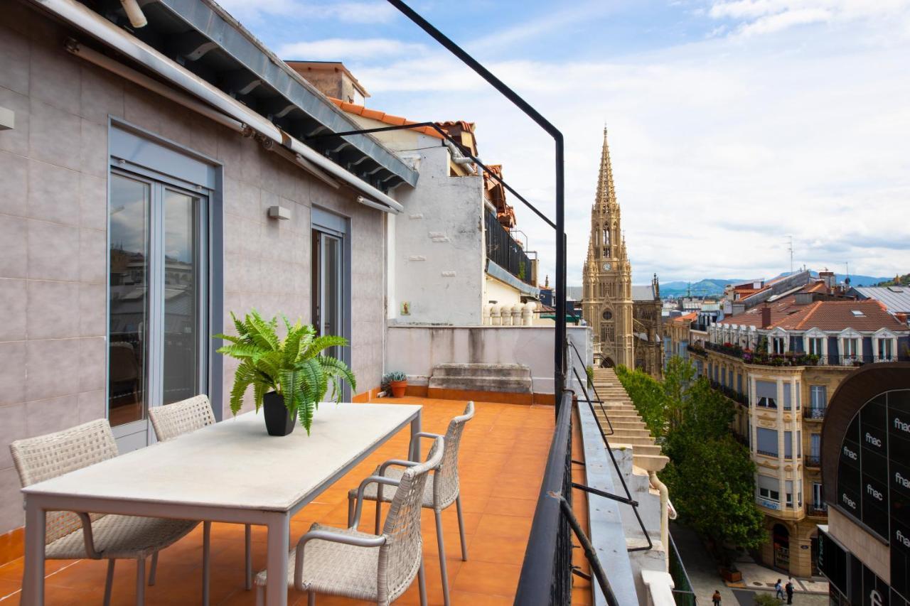 Modern Apartment With Spacious Terrace San Sebastián Exterior foto